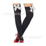 #38 Black and Red Striped Socks Size 100cm - 175cm