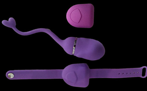 Jump Egg Vibrator With Remote Control and Wristband